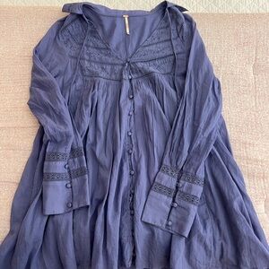 Free People Deep Blue dress